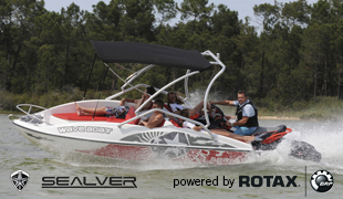 Jetski-Feeling mit einem Sealver-Boot, angetrieben mit einem Sea-Doo PWC Sealver Boot angetrieben mit einem Sea-Doo PWC